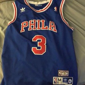 Blue Allen Iverson Jersey